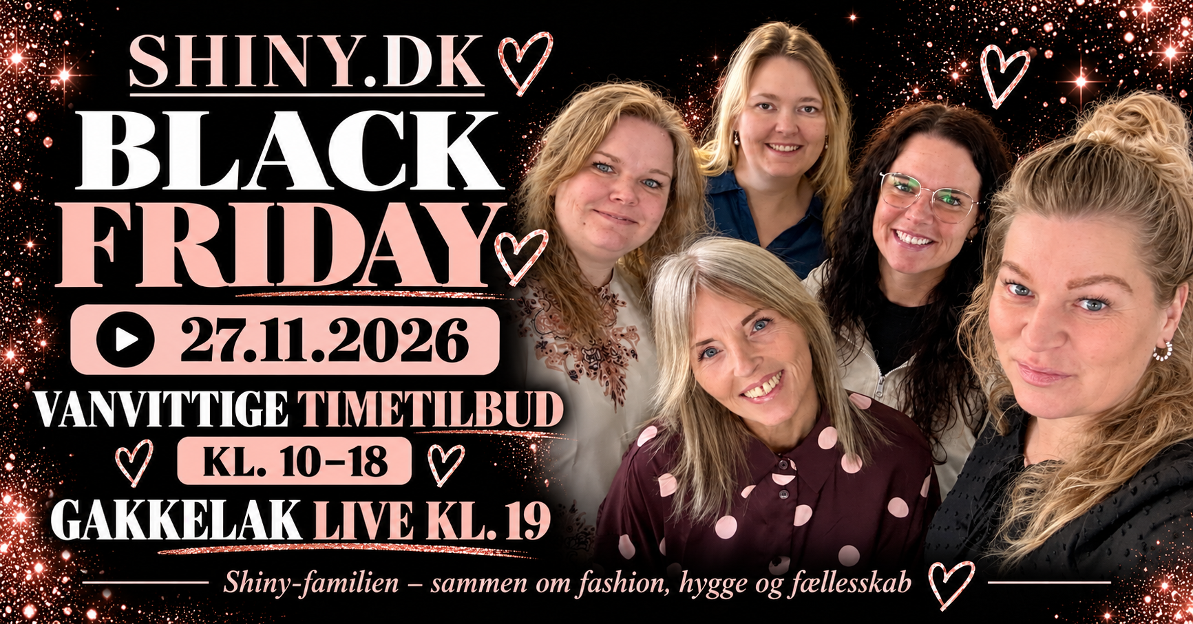 Black Friday &middot; fredag 27. november hos Shiny.dk