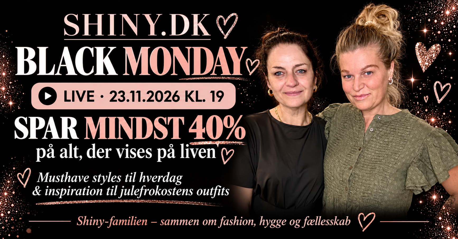 Black Monday &middot; mandag 23. november kl. 19 hos Shiny.dk