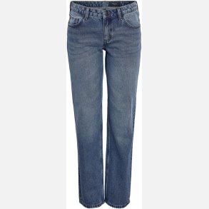Noisy May Reggy Low Waist Straight Jeans Blue Denim