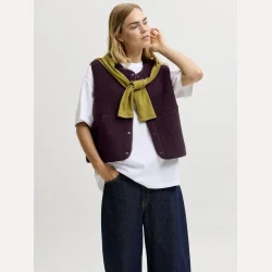 JJXX Vera Teddy Vest OTW Winetasting