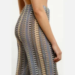 Liberte Essentiel Croc Pants Blue Creme Stripe 