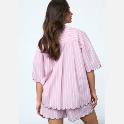 Sisters Point Ella Shirt Mauve Stripes 