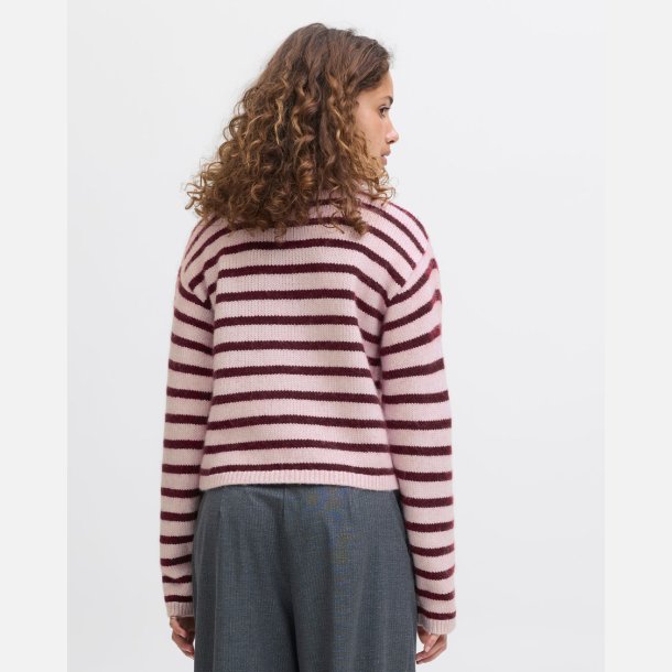 JJXX Rosanna Roll Neck Knit Bordeaux/lyser�d