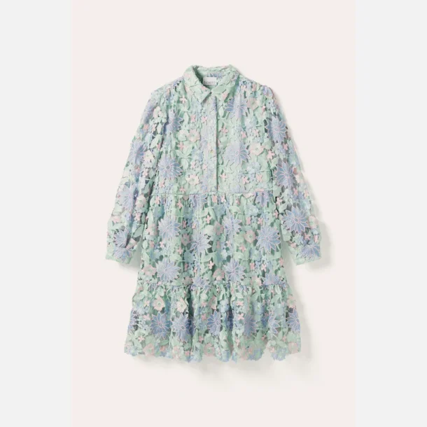 Noella Star LS Dress Blue Mix