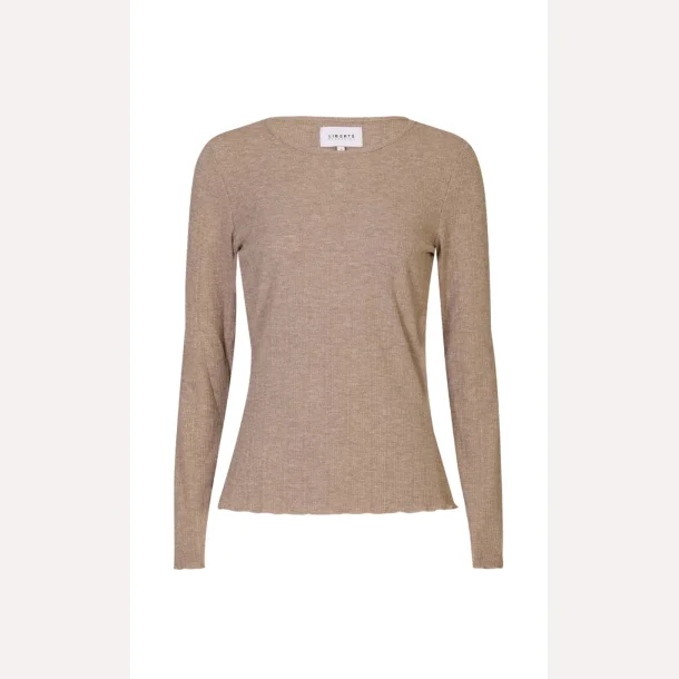Liberte Essentiel Natalia Round Neck Blouse Golden Lurex