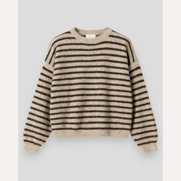 Noella N-Mafalda Knit Brown Sand Stripe