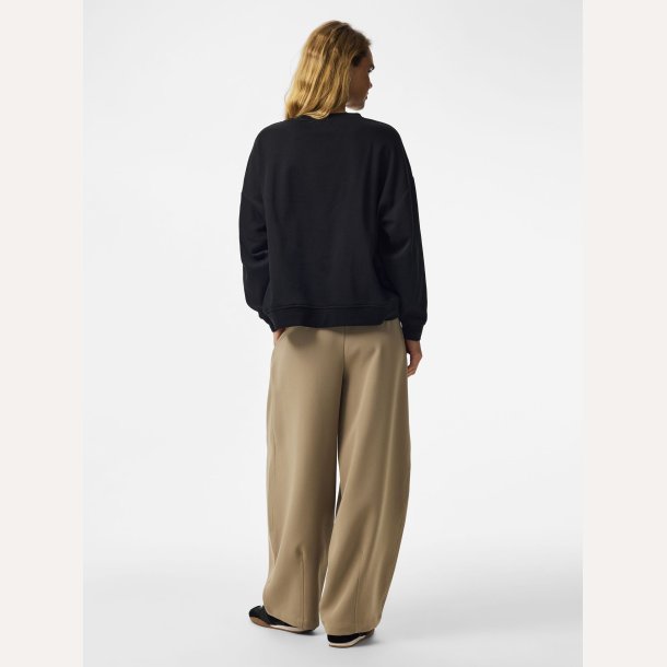 Pieces Chilli LS Loose Sweat Black