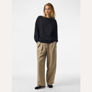 Pieces Chilli LS Loose Sweat Black