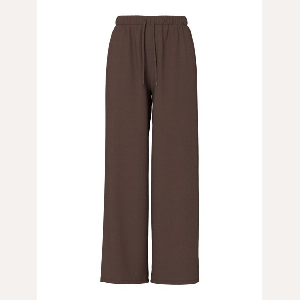 Pieces Chilli HW New Wide Sweat Pants Hot Fudge