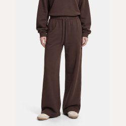 Pieces Chilli HW New Wide Sweat Pants Hot Fudge