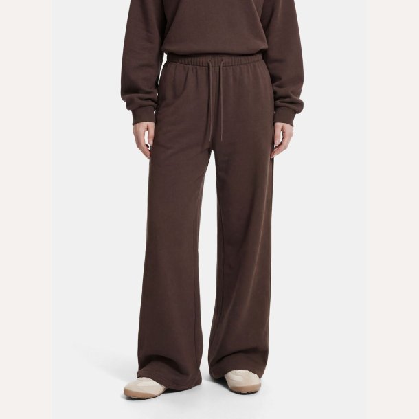 Pieces Chilli HW New Wide Sweat Pants Hot Fudge