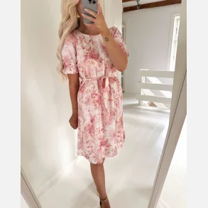 Sisters Point Noki Dress Light Coral Flower