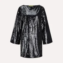 JJXX Izzy Sequin LS Dress WVN Black