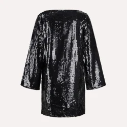 JJXX Izzy Sequin LS Dress WVN Black