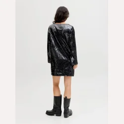 JJXX Izzy Sequin LS Dress WVN Black