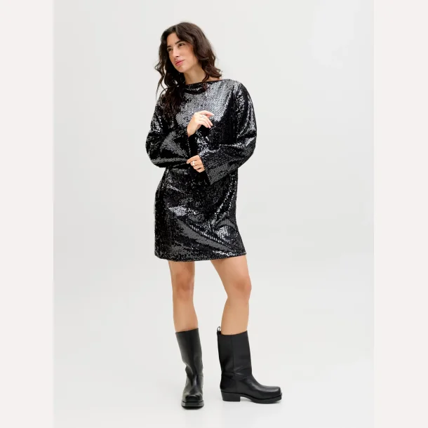 JJXX Izzy Sequin LS Dress WVN Black