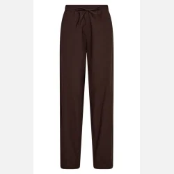 Freequent Jally Pants Poplin Coffee Bean