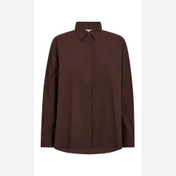 Freequent Jally Shirt Poplin Coffee Bean