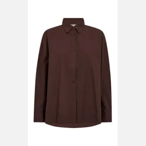 Freequent Jally Shirt Poplin Coffee Bean