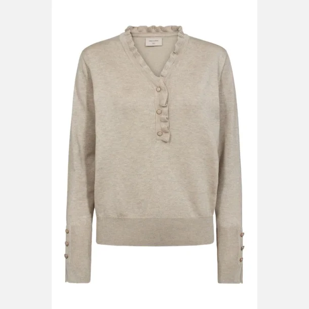 Freequent Katie Pullover Moonbeam Melange