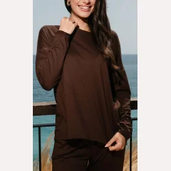 Liberte Essentiel Alma Bluse Espresso 