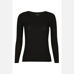 Liberte Essentiel Mesh LS Tshirt Black