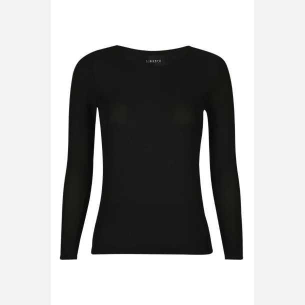 Liberte Essentiel Mesh LS Tshirt Black