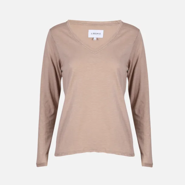 Liberte Essentiel Ulla tee Ls beige