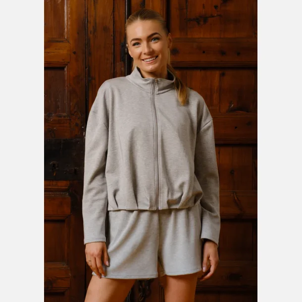 Liberte Essentiel Henny Baloon Jacket Grey