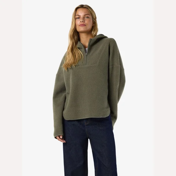 Noisy May Cozy Halfway Zip Sweater Kalamata