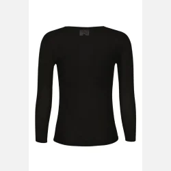 Liberte Essentiel Mesh LS Tshirt Black