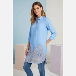 Cassiopeia Janilla Tunic Blue Combi