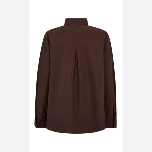 Freequent Jally Shirt Poplin Coffee Bean