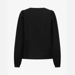 JDY Molly Anglaise Top Black/White