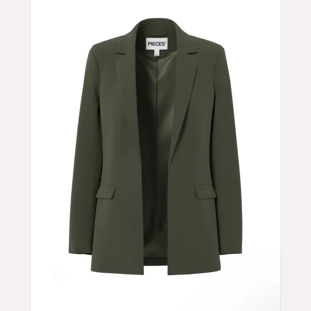 Pieces Bozzy LS Loose Blazer Forest Night 