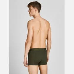 Jack &amp; Jones Basic bamboo trunks 3 pak forest/sort/navy