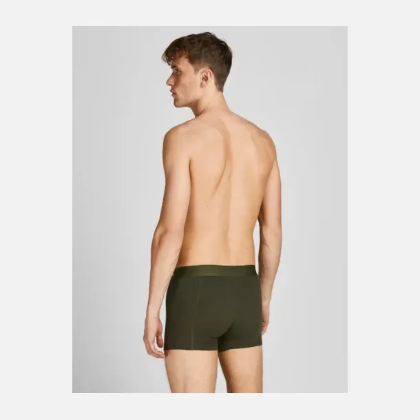 Jack &amp; Jones Basic bamboo trunks 3 pak forest/sort/navy