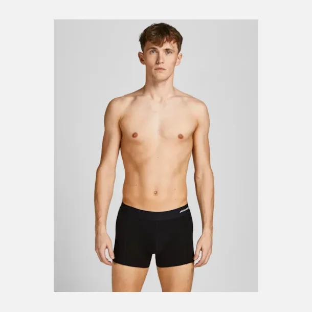 Jack &amp; Jones Basic bamboo trunks 3 pak forest/sort/navy
