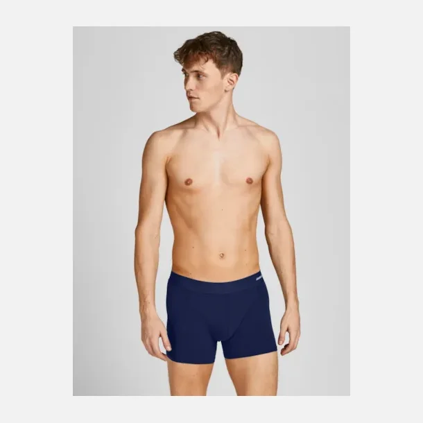 Jack &amp; Jones Basic bamboo trunks 3 pak forest/sort/navy