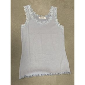 Vanting blondetop light blue curve