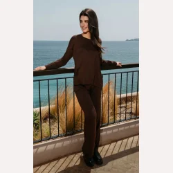 Liberte Essentiel Alma Wide Pants Espresso 