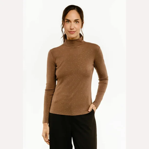 Liberte Essentiel Tammi LS Blouse Brown