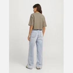 JJXX Andrea Loose Cropped Tee Brindle