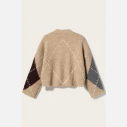 Noella Laiana Knit Cardigan Sand Melange