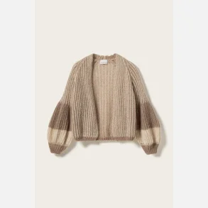 Noella Liana Knit Cardigan Cozy Brown