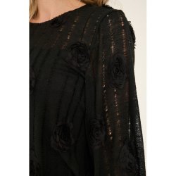 A-VIEW Rosanna Blouse Black