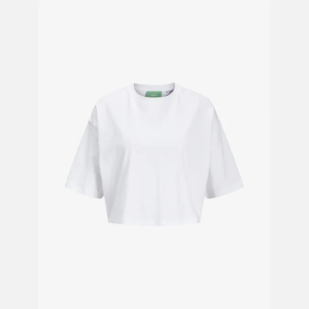 JJXX Andrea Loose Cropped Tee Bright White