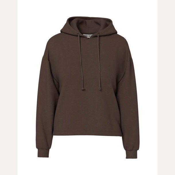 Pieces Chilli LS Hoodie Hot Fudge