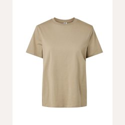 Pieces Ria SS Solid Tee Beige