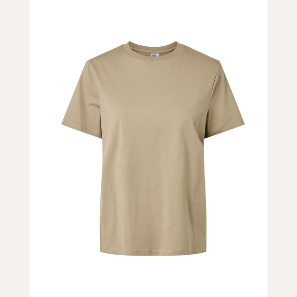 Pieces Ria SS Solid Tee Beige
